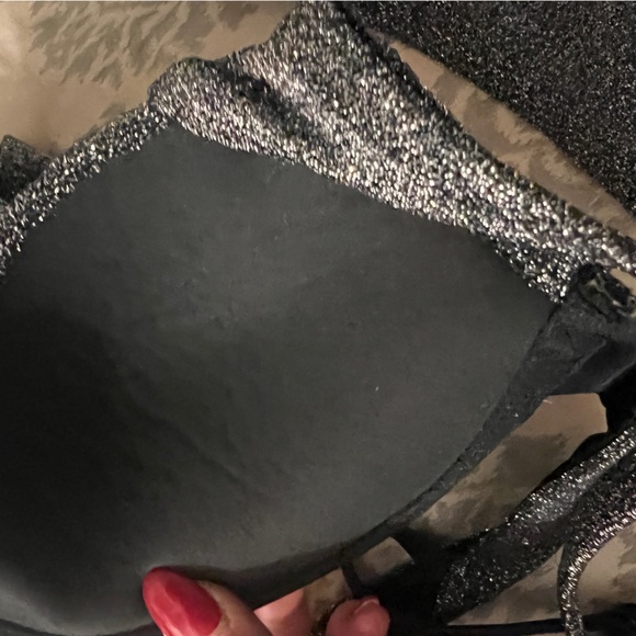 Victoria’s Secret PINK black bikini set with sparkles - Picture 4 of 9